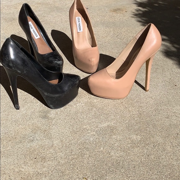 Steve Madden pumps bundle black & nude - Picture 7 of 7